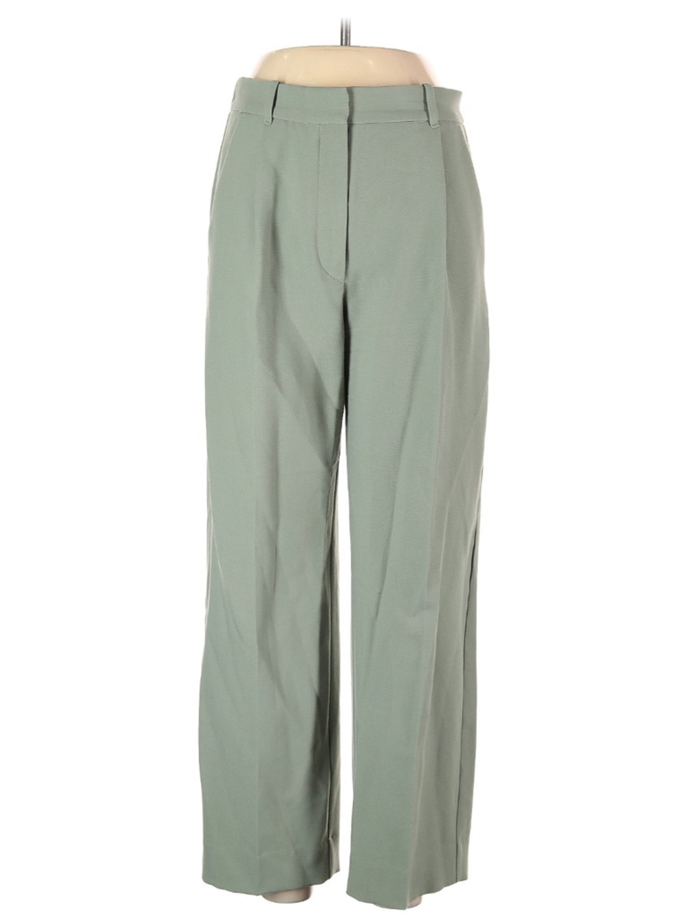 Abercrombie & Fitch Wide-Leg Trousers in Light Sage